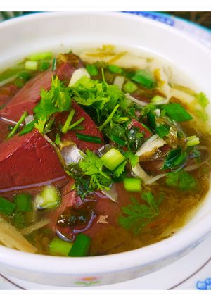完美豬血湯 的食譜成品照片