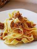 Pappardelle all uovo con ragù bianco