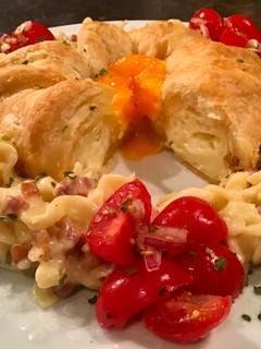 Camembert-fészek recept fotója