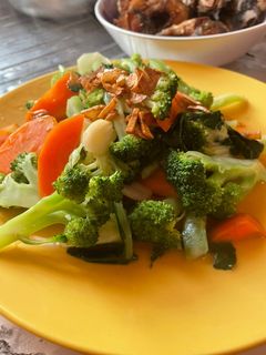 Foto resep Cah Brokoli wortel bawang putih