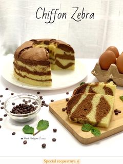 Foto resep Chiffon Zebra