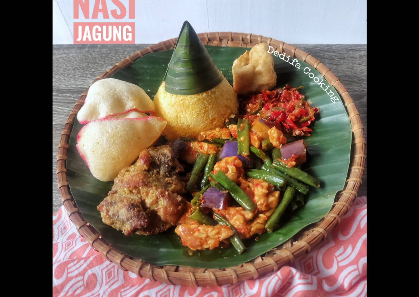 174. Tumpeng Mini Nasi Jagung