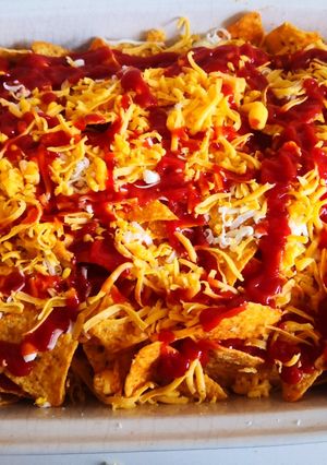 Φωτογραφία της συνταγής Nachos (νάτσος) με τυρί για τσίμπημα!