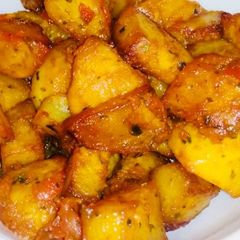 Aloo ki sabji A picture of Aloo ki sabji.