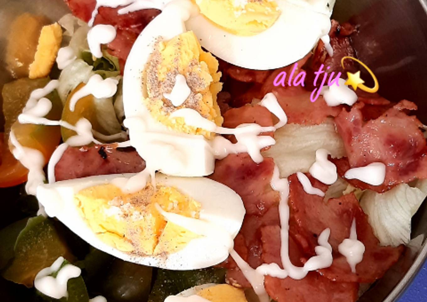 7.Salad versi bound