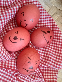 Foto resep Telur merah ulang tahun
