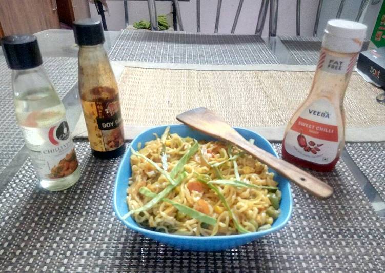 Easiest Way to Spring at dinner Veg Maggi
