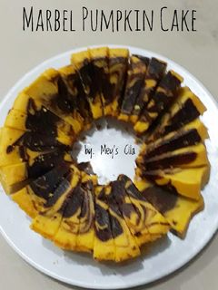 Foto resep Marble Pumpkin Cake