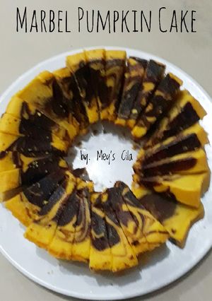 Foto resep Marble Pumpkin Cake