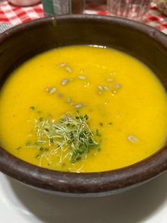 Una foto de Crema de Calabaza