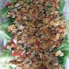 A picture of Asain veg macaroni.