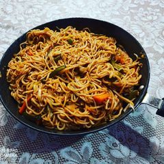 A picture of Hakka Noodles.