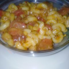 A picture of Boiled veg macroni.