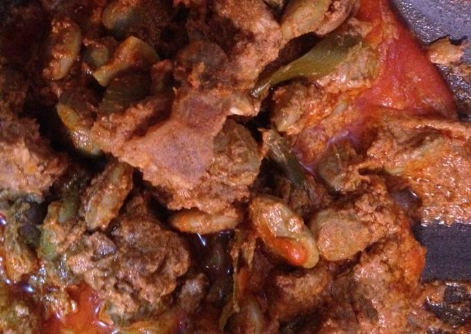 Resep: Kalio Daging Kacang Enak Simpel