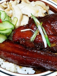 家常滷(爌)肉隨手丟入鳳梨版 的食譜成品照片