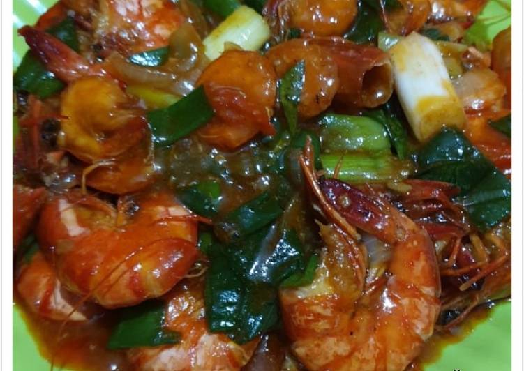 Udang Saus Asam Manis Pedas 🦐🌶🍎