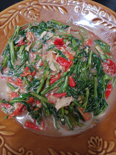 Foto resep Kangkung Sambal Terasi Ulek