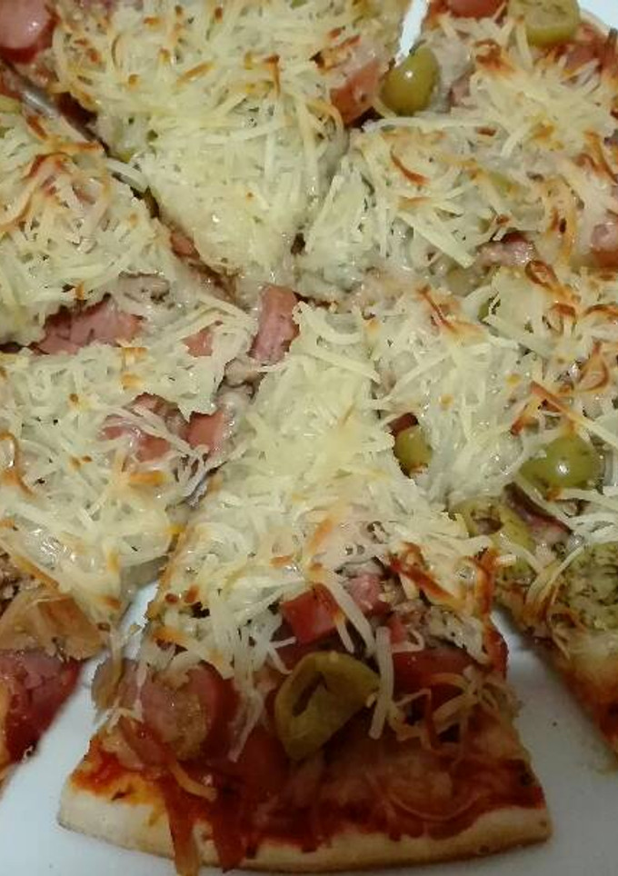 Una foto de Pizza serrana