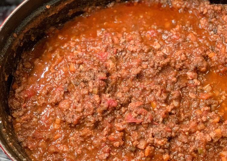 Recipe of Elena&#39;s Ragu sauce - Tuscan style in 32 Minutes for Family