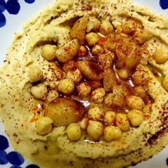 Roasted Garlic Hummus A picture of Roasted Garlic Hummus.