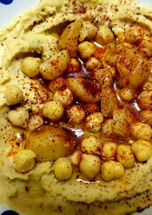 A picture of Roasted Garlic Hummus.