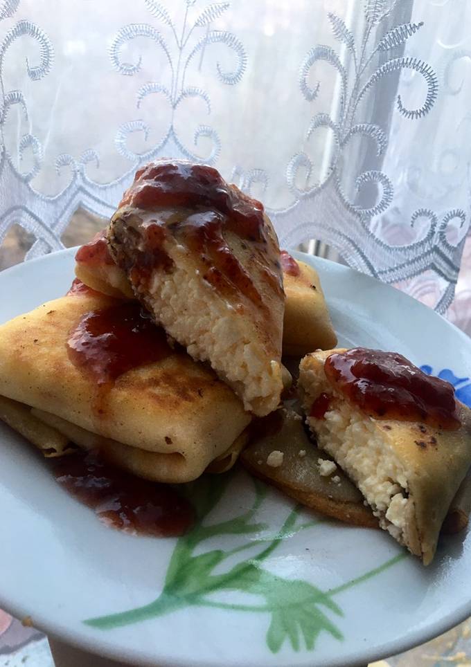 Млинці із сиром
