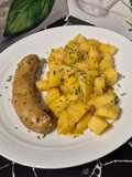 Pommes de terre fondantes et saucisses de Toulouse au Cookeo infinity 😀