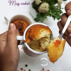 A picture of Tutti frutti mug cake.