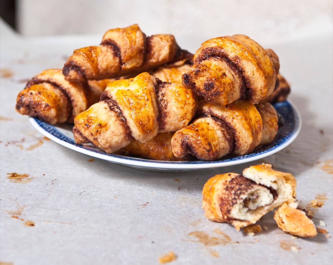 Rugelach recept (csokoládés) recept recept fotó