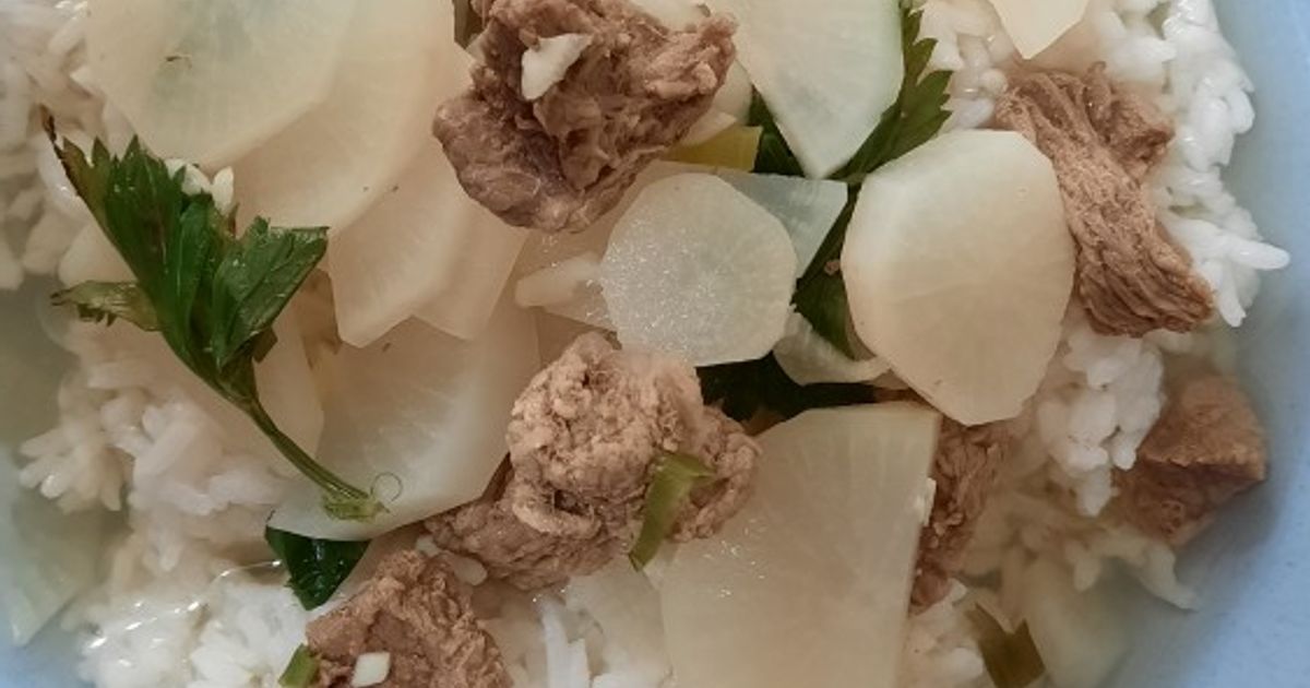 Resep sup sengkel lobak rumahan enak dan mudah - Cookpad