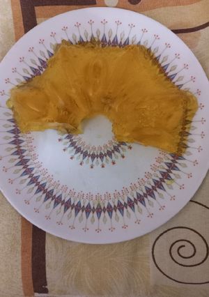 عکسی از دستور ژله ی موزی با تکه های موز