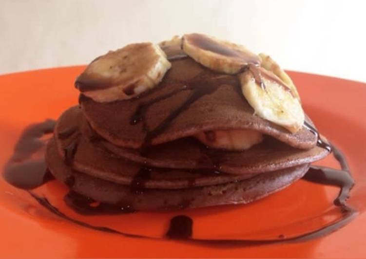 Pancake oat coklat