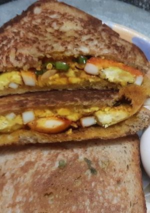 एग सँडविच (Egg Sandwich Recipe In Marathi) रेसिपी चे मुख्य फोटो 