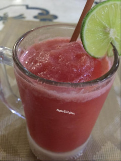 A picture of Watermelon slush 🍉.