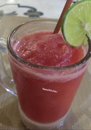 A picture of Watermelon slush 🍉.