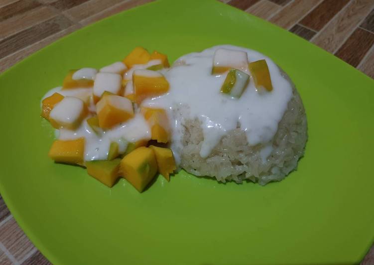 Cara membuat Mango sticky rice  Cepat