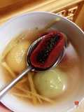 Colorful Black Sesame Mochi Dumplings (Chè Trôi Nước)