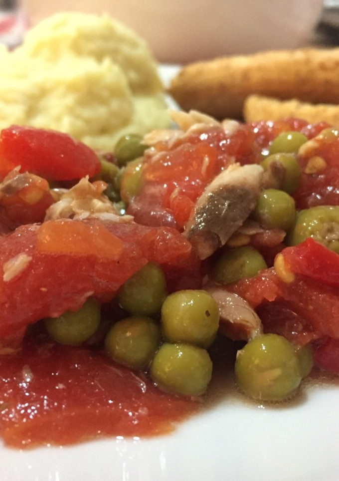 Una foto de Ensalada de verano rapidísima con caballa