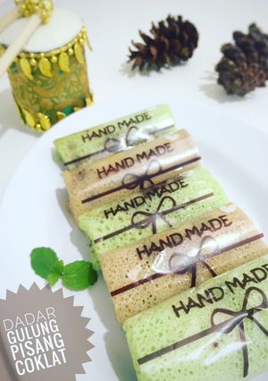 Foto resep Dadar Gulung isi Pisang Coklat