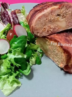 Una foto de Rollo de carne y verdura