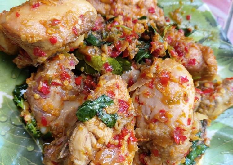 Resep Ayam Rica-rica kemangi, Bikin Ngiler