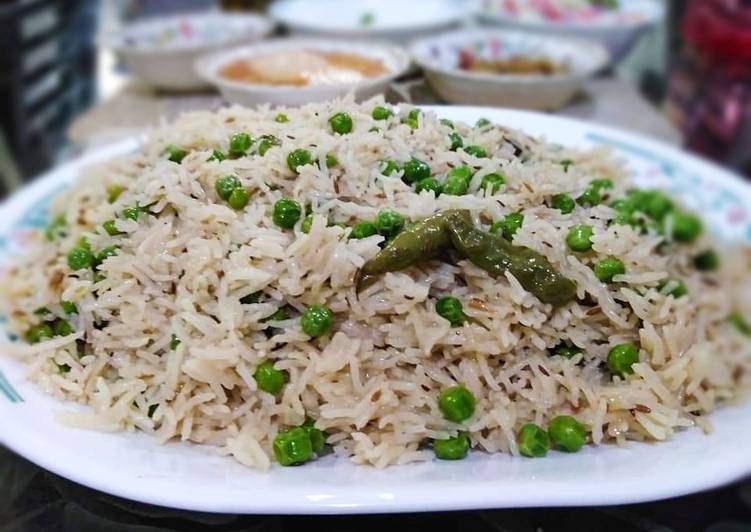 Easiest Way to Make Quick Matar Pulao