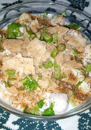 A picture of Chickpea Boondi Chaat.