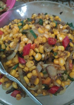Foto resep Tumis jagung manis ala beef bombay