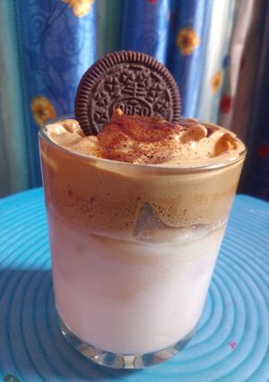A picture of My Dalgona coffee.
