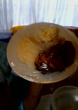 A picture of Braai chicken.