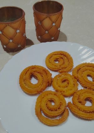A picture of #FM#W3#Khasta Chakli without rice flour.