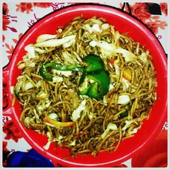 A picture of Hakka noodles.