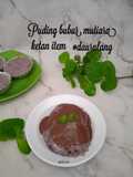 Puding bubur mutiara ketan item #daurulang