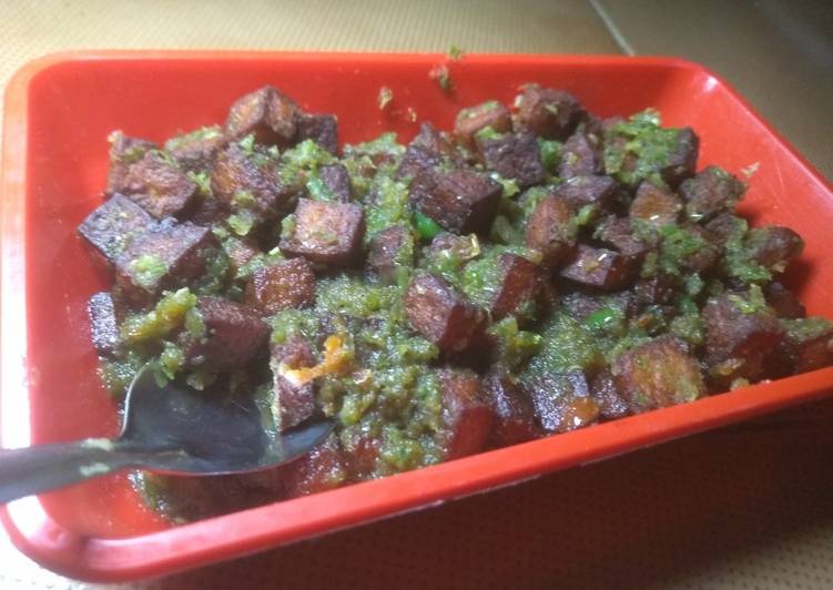 Tahu sambal ijo
